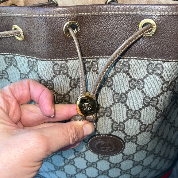 π― Gucci drawstring Bucket Bag - Picture 3 of 16